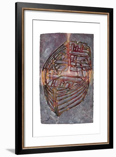 Small White Boat, 2007-Graham Dean-Framed Giclee Print