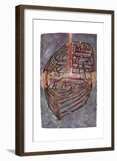 Small White Boat, 2007-Graham Dean-Framed Giclee Print