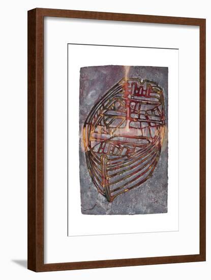 Small White Boat, 2007-Graham Dean-Framed Giclee Print