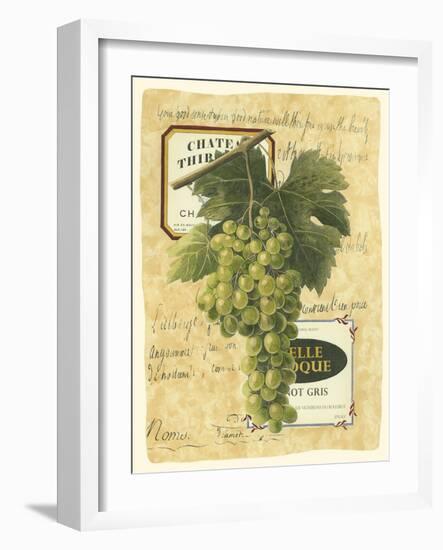 Small White Grapes II-Vision Studio-Framed Art Print