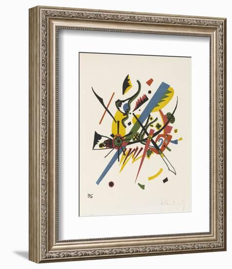 Small Worlds (1922)-Wassily Kandinsky-Framed Art Print