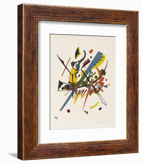 Small Worlds (1922)-Wassily Kandinsky-Framed Art Print