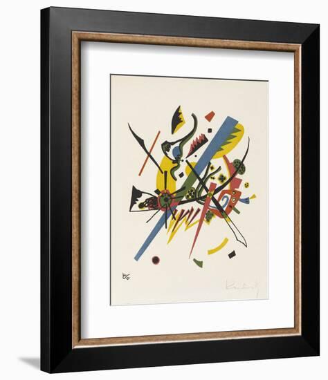 Small Worlds (1922)-Wassily Kandinsky-Framed Art Print