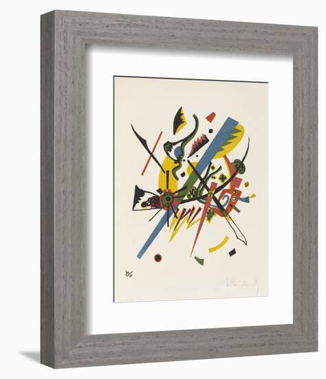 Small Worlds (1922)-Wassily Kandinsky-Framed Art Print