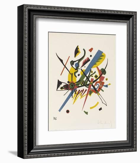 Small Worlds (1922)-Wassily Kandinsky-Framed Art Print