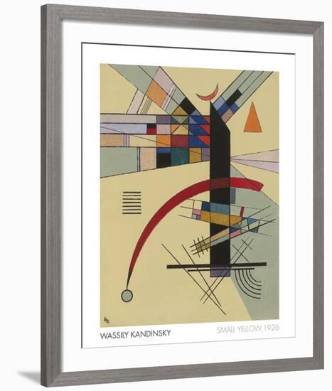 Small Yellow, 1926-Wassily Kandinsky-Framed Art Print