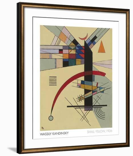 Small Yellow, 1926-Wassily Kandinsky-Framed Art Print