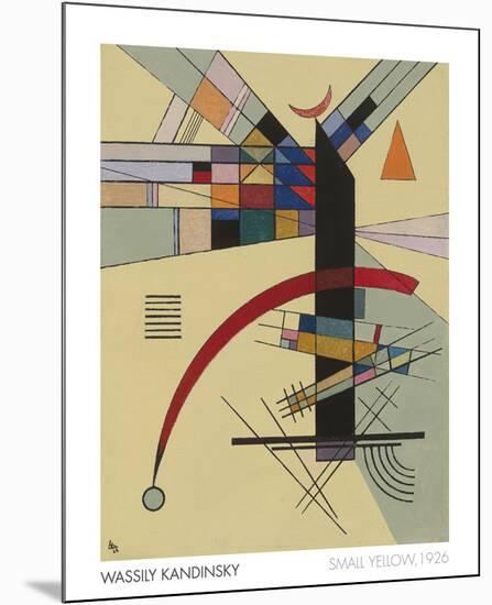 Small Yellow, 1926-Wassily Kandinsky-Mounted Art Print