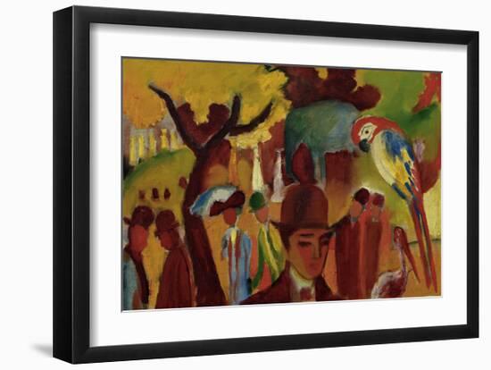 Small Zoological Garden-Franz Marc-Framed Giclee Print