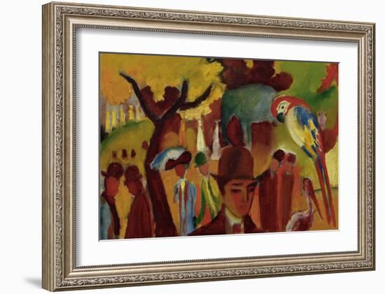 Small Zoological Garden-Franz Marc-Framed Giclee Print