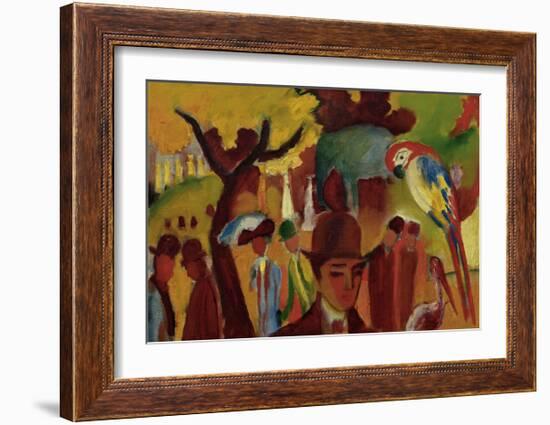 Small Zoological Garden-Franz Marc-Framed Giclee Print