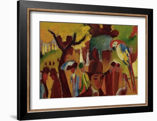 Small Zoological Garden-Franz Marc-Framed Giclee Print