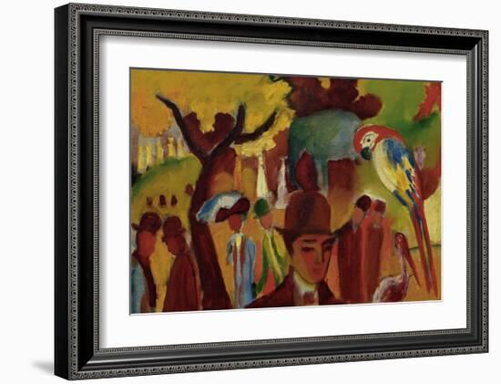 Small Zoological Garden-Franz Marc-Framed Giclee Print