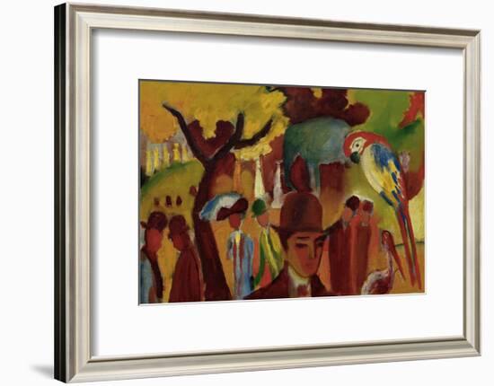 Small Zoological Garden-Franz Marc-Framed Giclee Print