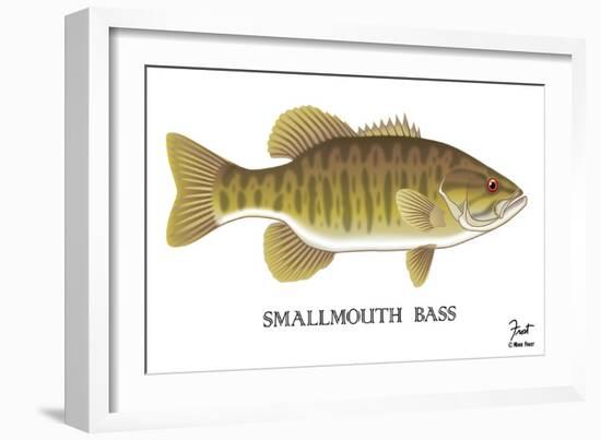 Smallmouth Bass-Mark Frost-Framed Giclee Print