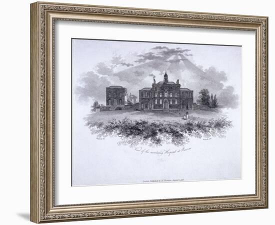Smallpox Hospital, Battle Bridge (Now King's Cros), London, 1806-William Woolnoth-Framed Giclee Print