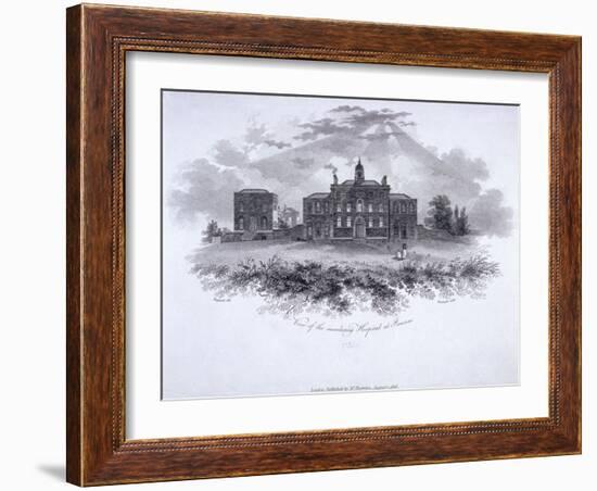 Smallpox Hospital, Battle Bridge (Now King's Cros), London, 1806-William Woolnoth-Framed Giclee Print