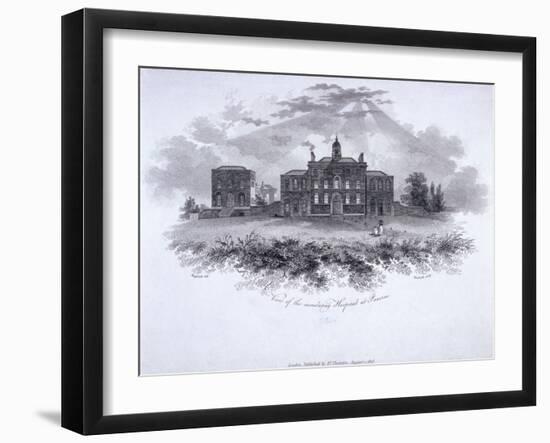 Smallpox Hospital, Battle Bridge (Now King's Cros), London, 1806-William Woolnoth-Framed Giclee Print