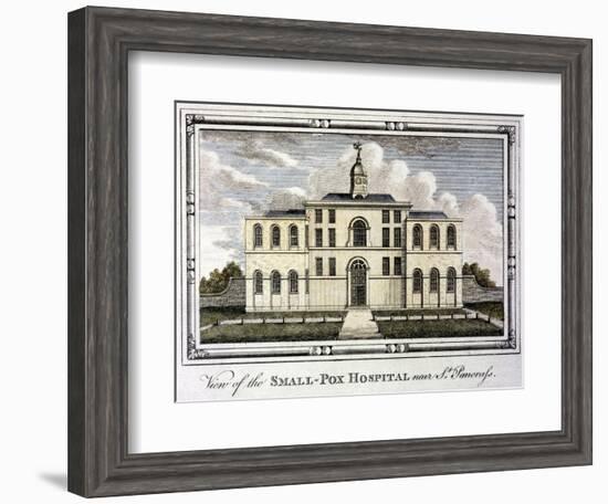 Smallpox Hospital, St Pancras, London, C1800-null-Framed Giclee Print