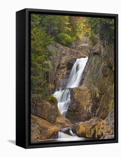 Smalls Falls Near Rangeley, Maine, Usa-Jerry & Marcy Monkman-Framed Premier Image Canvas