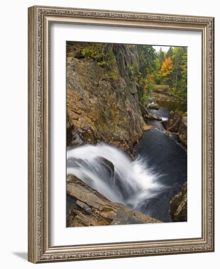 Smalls Falls Near Rangeley, Maine, Usa-Jerry & Marcy Monkman-Framed Photographic Print