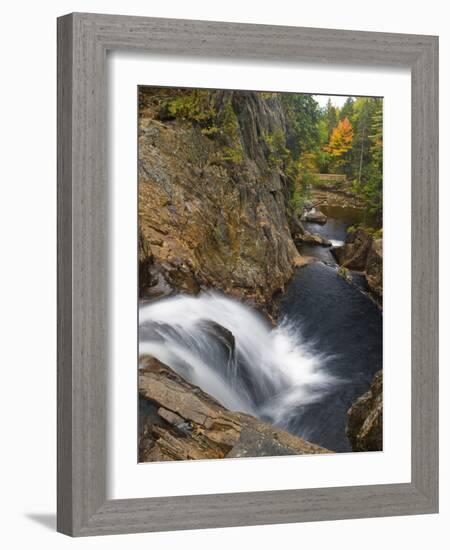 Smalls Falls Near Rangeley, Maine, Usa-Jerry & Marcy Monkman-Framed Photographic Print