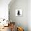 Smart Black Cat Polygon-Lisa Kroll-Art Print displayed on a wall
