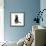 Smart Black Cat Polygon-Lisa Kroll-Framed Art Print displayed on a wall