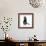 Smart Black Cat Polygon-Lisa Kroll-Framed Premium Giclee Print displayed on a wall