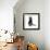 Smart Black Cat Polygon-Lisa Kroll-Framed Premium Giclee Print displayed on a wall