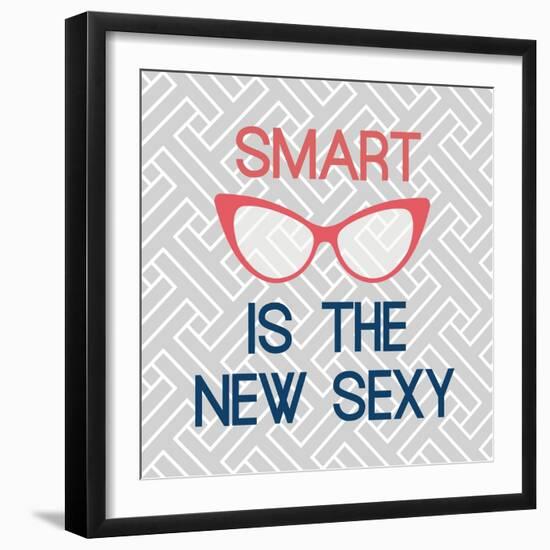 Smart Is The New Sexy-Bella Dos Santos-Framed Art Print