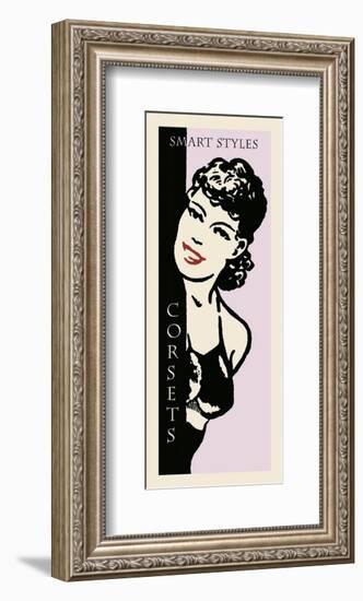 Smart Styles Corsets-Retro Series-Framed Art Print