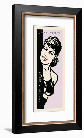 Smart Styles Corsets-Retro Series-Framed Art Print