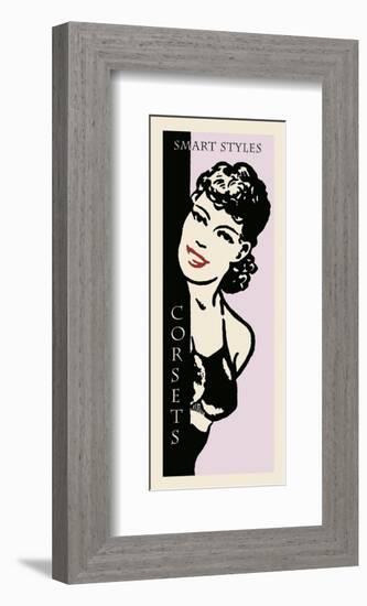 Smart Styles Corsets-Retro Series-Framed Art Print