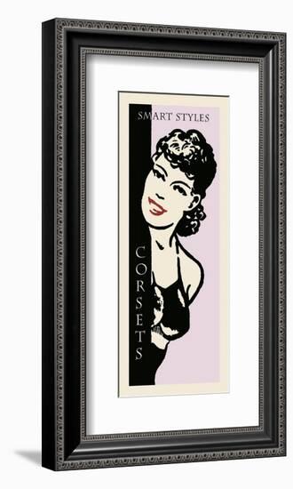 Smart Styles Corsets-Retro Series-Framed Art Print