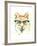 Smarty-Pants Fox-Jennifer Goldberger-Framed Art Print