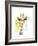 Smarty-Pants Giraffe-Jennifer Goldberger-Framed Art Print