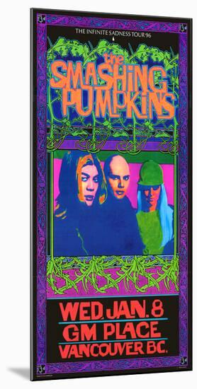 Smashing Pumpkins Infinite Sadness Vancouver 1996-null-Mounted Art Print