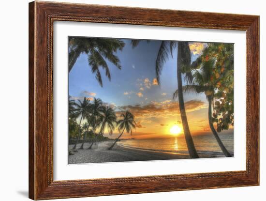 Smathers Beach Sunrise 2-Robert Goldwitz-Framed Giclee Print