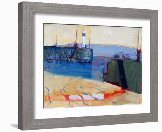 Smeaton's Pier II-Paul Powis-Framed Giclee Print