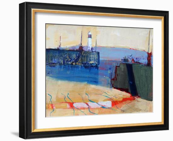 Smeaton's Pier II-Paul Powis-Framed Giclee Print