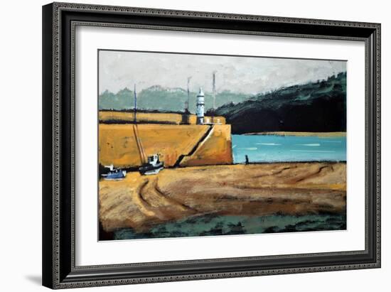 Smeaton's Pier-Paul Powis-Framed Giclee Print