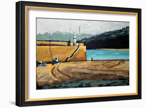 Smeaton's Pier-Paul Powis-Framed Giclee Print