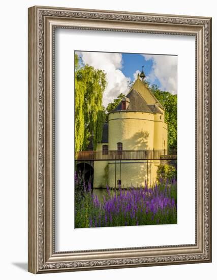 Smedenpoort gate, fortified bridge gate, Bruges, West Flanders, Belgium.-Michael DeFreitas-Framed Photographic Print