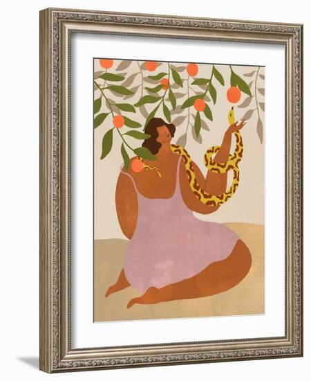 Smell the Orange-Arty Guava-Framed Giclee Print