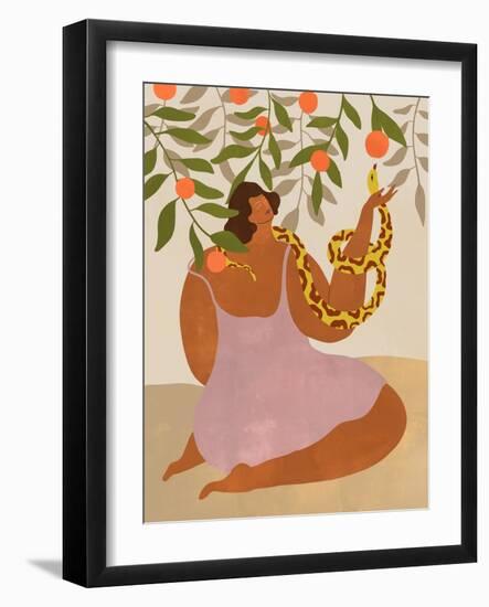 Smell the Orange-Arty Guava-Framed Giclee Print