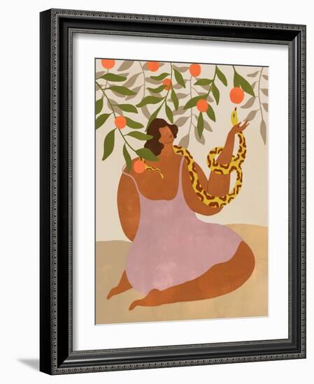 Smell the Orange-Arty Guava-Framed Giclee Print