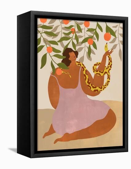 Smell the Orange-Arty Guava-Framed Premier Image Canvas
