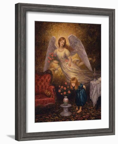 Smell the Roses-Edgar Jerins-Framed Giclee Print