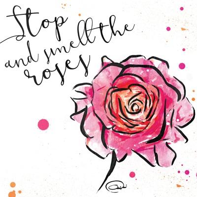 'Smell The Roses' Art Print OnRei